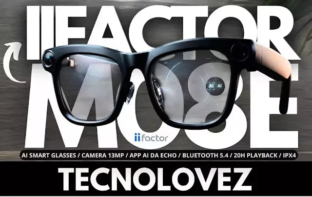 The IIFACTOR M08E is a surprisingly feature-packed pair of budget AI glasses.